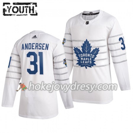 Dětské Hokejový Dres Toronto Maple Leafs Frederik Andersen 31 Bílá Adidas 2020 NHL All-Star Authentic